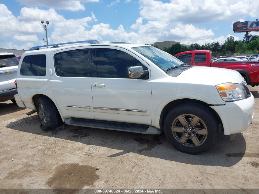 2013 Nissan Armada Platinum VIN: 5N1BA0NE8DN610839 Lot: 39740324