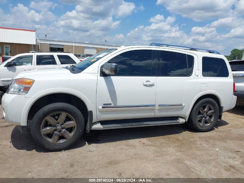 2013 Nissan Armada Platinum VIN: 5N1BA0NE8DN610839 Lot: 39740324