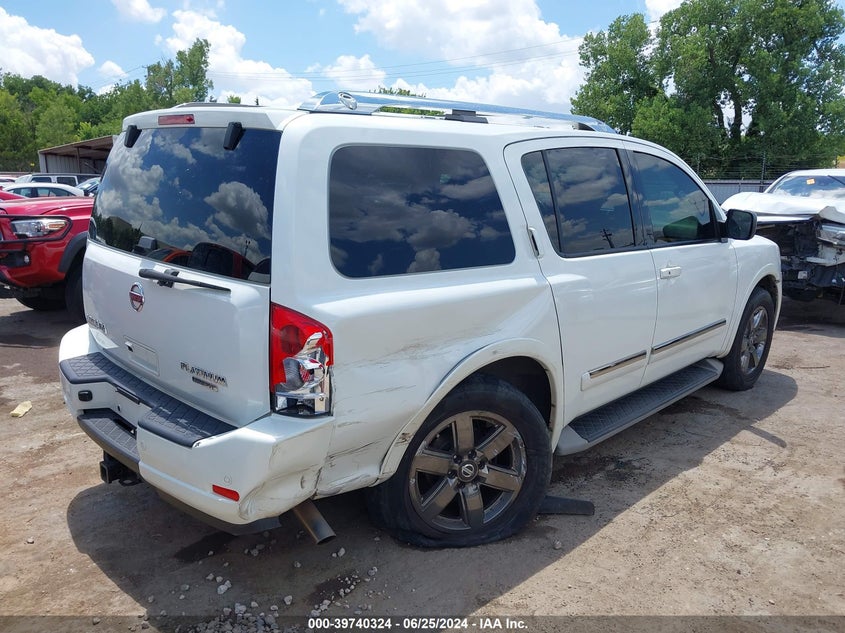 2013 Nissan Armada Platinum VIN: 5N1BA0NE8DN610839 Lot: 39740324