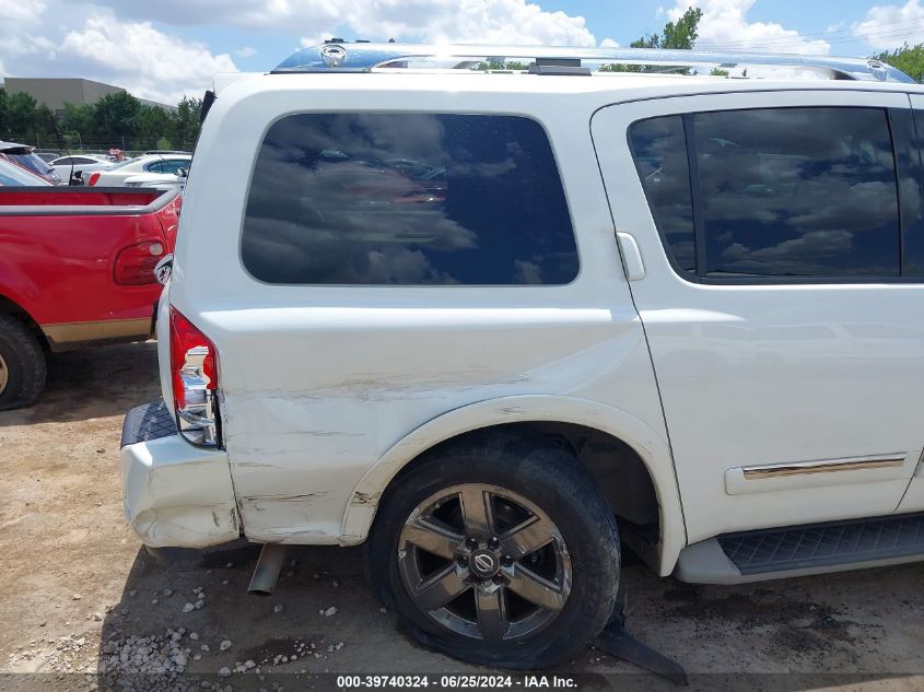 2013 Nissan Armada Platinum VIN: 5N1BA0NE8DN610839 Lot: 39740324