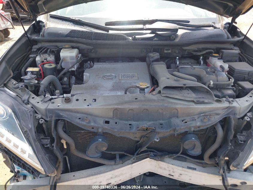 2013 Lexus Rx 450H VIN: JTJBC1BA8D2445993 Lot: 39740336