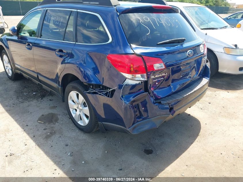 2011 Subaru Outback 2.5I Premium VIN: 4S4BRCGC4B3416503 Lot: 39740339