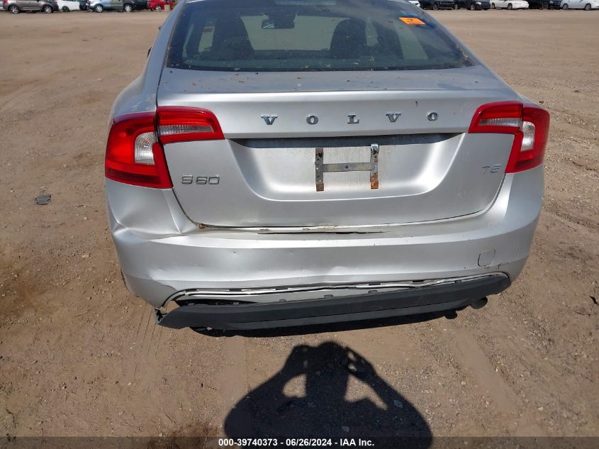 2012 Volvo S60 T5 VIN: YV1622FS5C2051568 Lot: 39740373