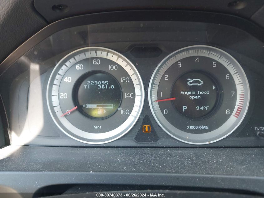 2012 Volvo S60 T5 VIN: YV1622FS5C2051568 Lot: 39740373