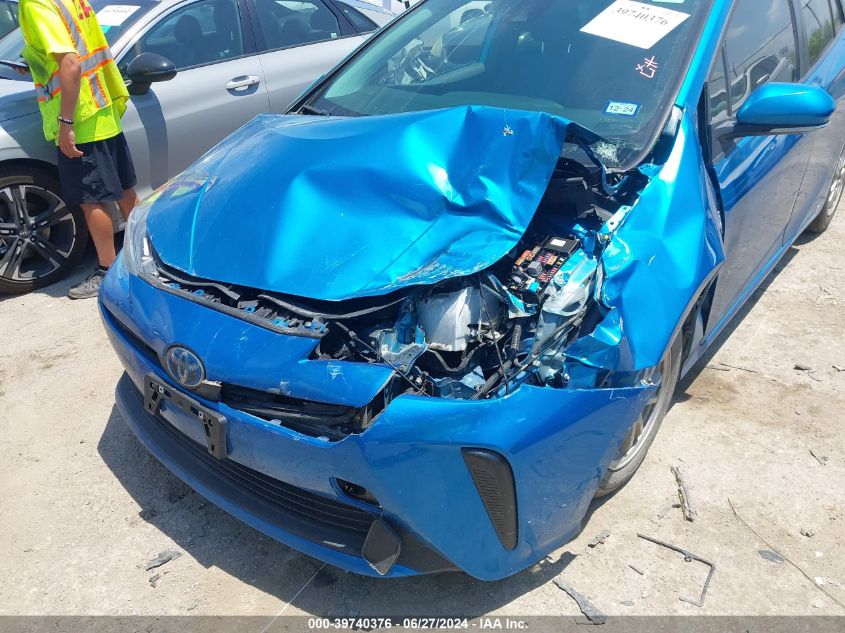 2022 Toyota Prius Night Shade/L/Le/Xle/Limi VIN: JTDKAMFUXN3162246 Lot: 39740376