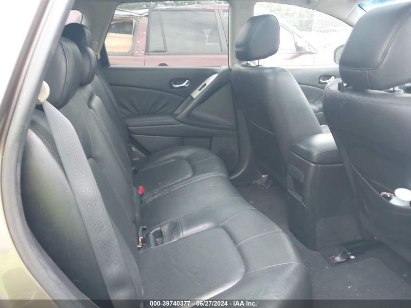 2009 Nissan Murano Sl VIN: JN8AZ18U69W001949 Lot: 39740377