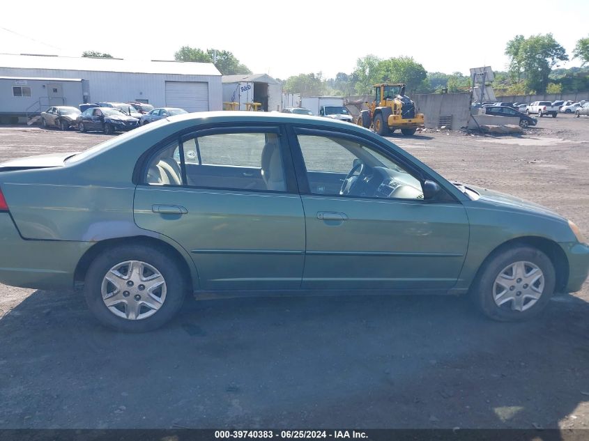 2003 Honda Civic Lx VIN: 2HGES16513H570700 Lot: 39740383