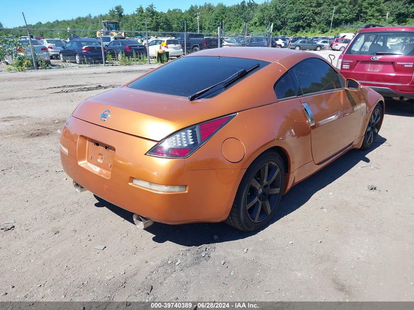 2004 Nissan 350Z Enthusiast VIN: JN1AZ34DX4T151671 Lot: 39740389