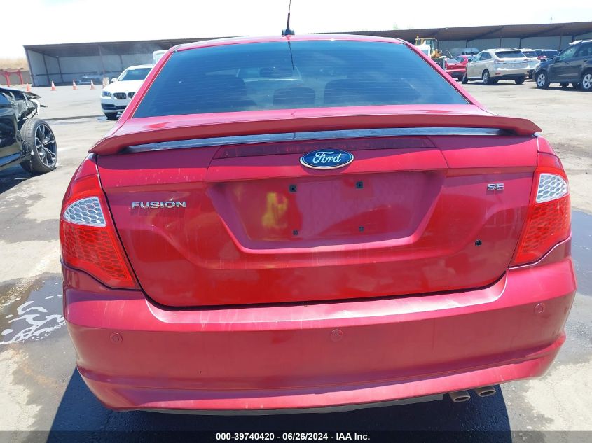 2011 Ford Fusion Se VIN: 3FAHP0HAXBR319880 Lot: 39740420