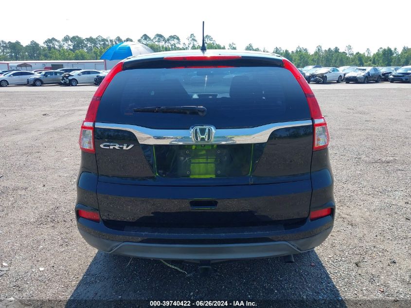 2015 Honda Cr-V Lx VIN: 2HKRM3H37FH513656 Lot: 39740422