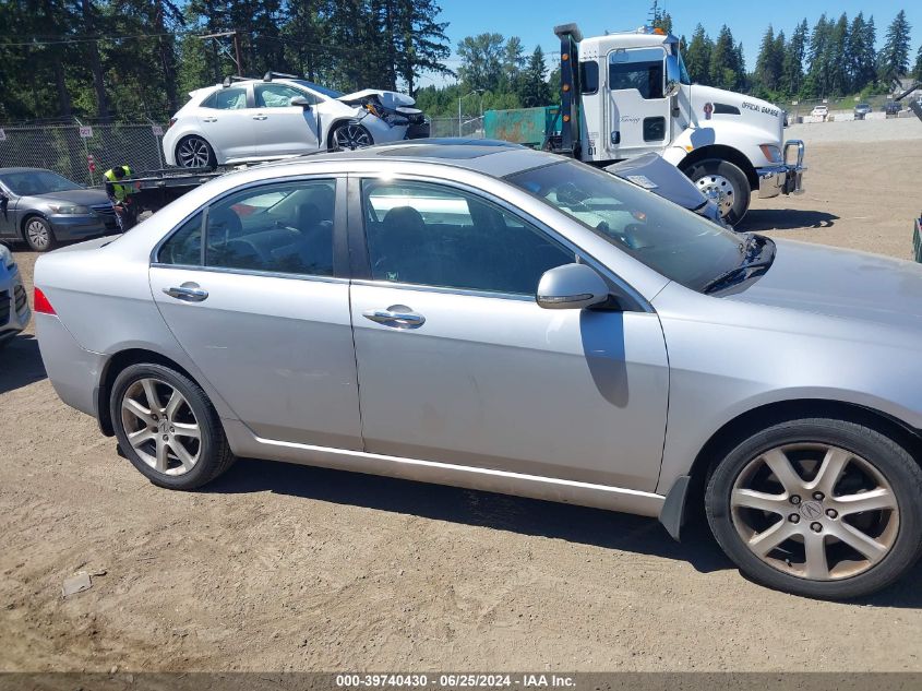 2004 Acura Tsx VIN: JH4CL969X4C005482 Lot: 39740430