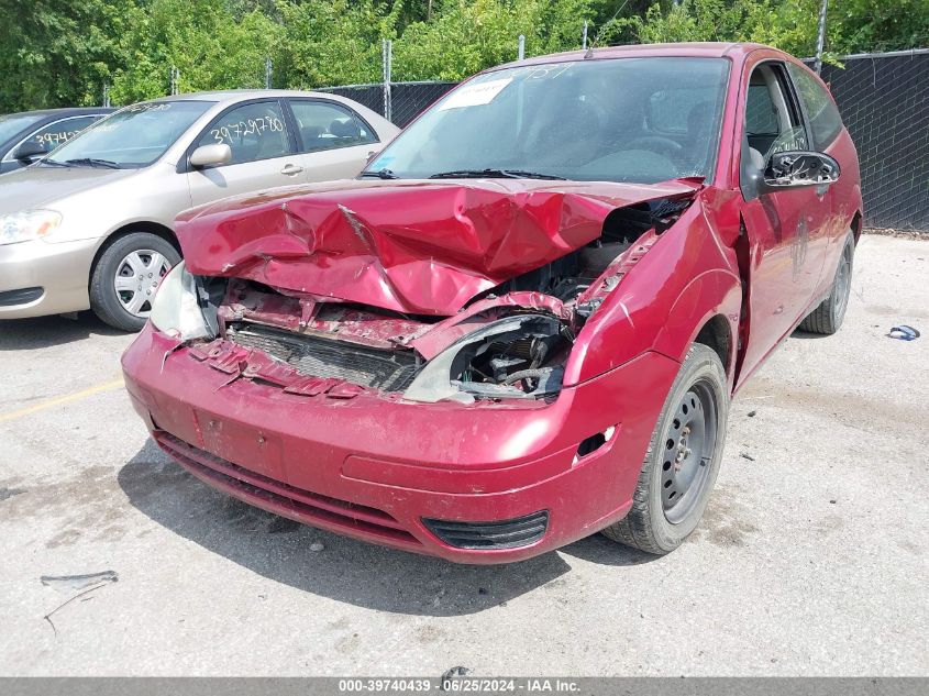 2005 Ford Focus Zx3 VIN: 3FAFP31N45R124352 Lot: 39740439