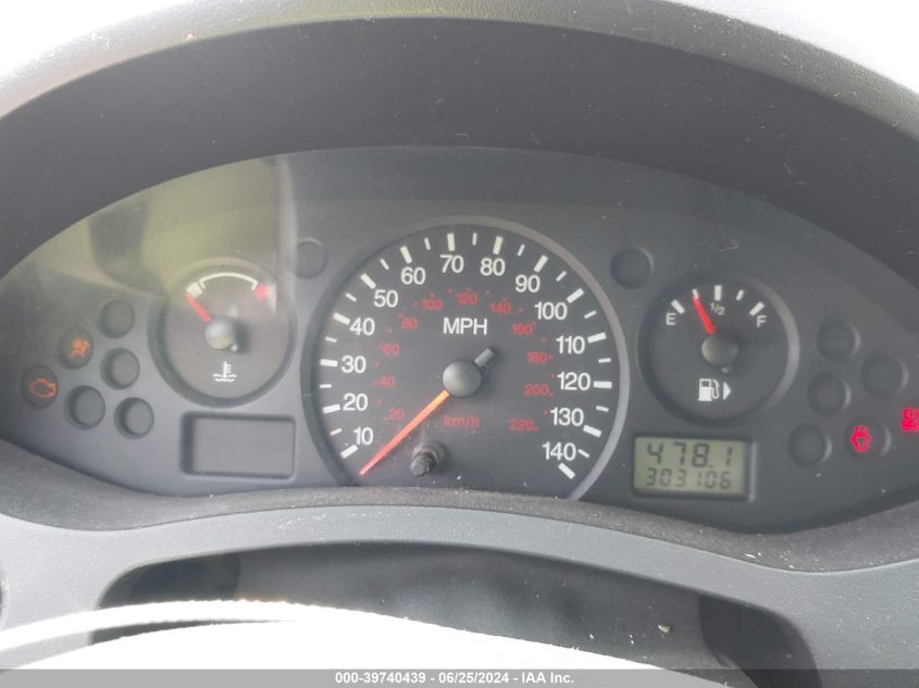 2005 Ford Focus Zx3 VIN: 3FAFP31N45R124352 Lot: 39740439