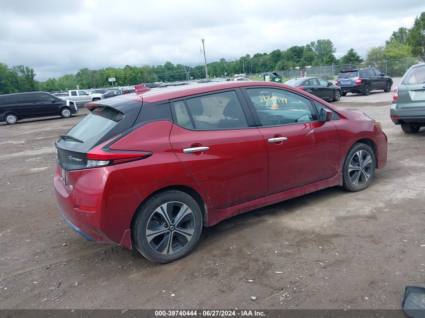 2022 Nissan Leaf Sv Plus VIN: 1N4BZ1CV8NC553471 Lot: 39740444