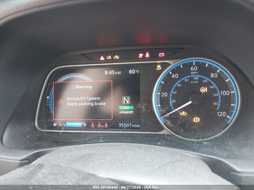 2022 Nissan Leaf Sv Plus VIN: 1N4BZ1CV8NC553471 Lot: 39740444