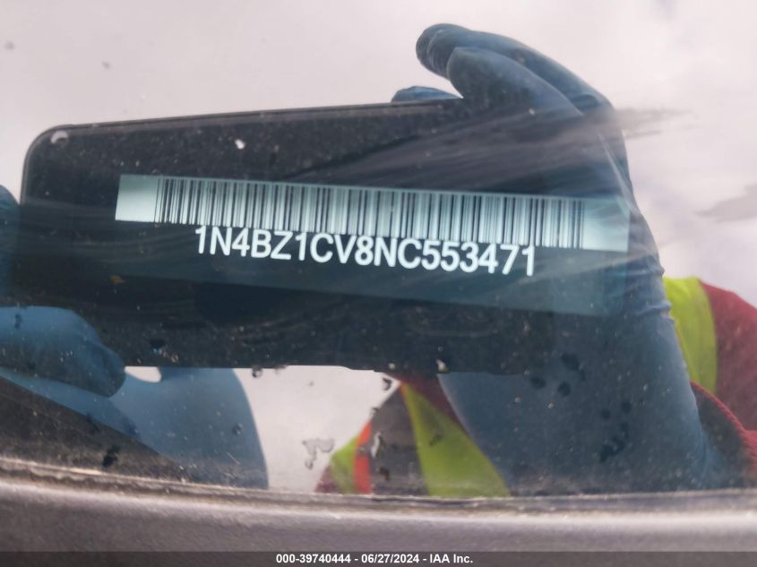 2022 Nissan Leaf Sv Plus VIN: 1N4BZ1CV8NC553471 Lot: 39740444