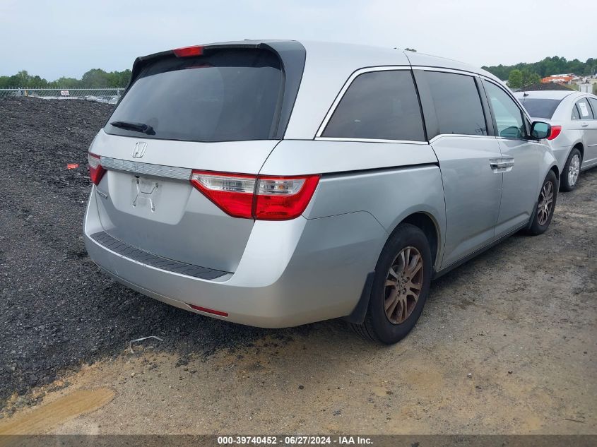 2012 Honda Odyssey Ex-L VIN: 5FNRL5H67CB049528 Lot: 39740452