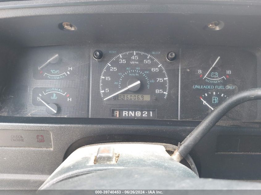 1994 Ford Econoline E250 Van VIN: 1FTFE24H9RHA10595 Lot: 39740453