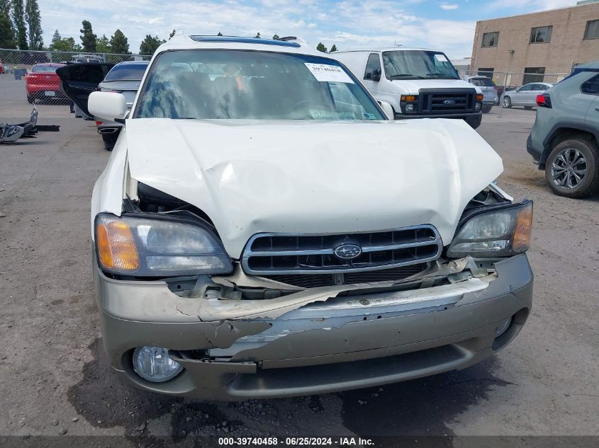 2001 Subaru Outback Limited VIN: 4S3BH686117609099 Lot: 39740458