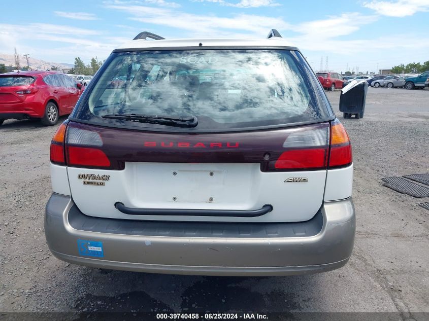 2001 Subaru Outback Limited VIN: 4S3BH686117609099 Lot: 39740458