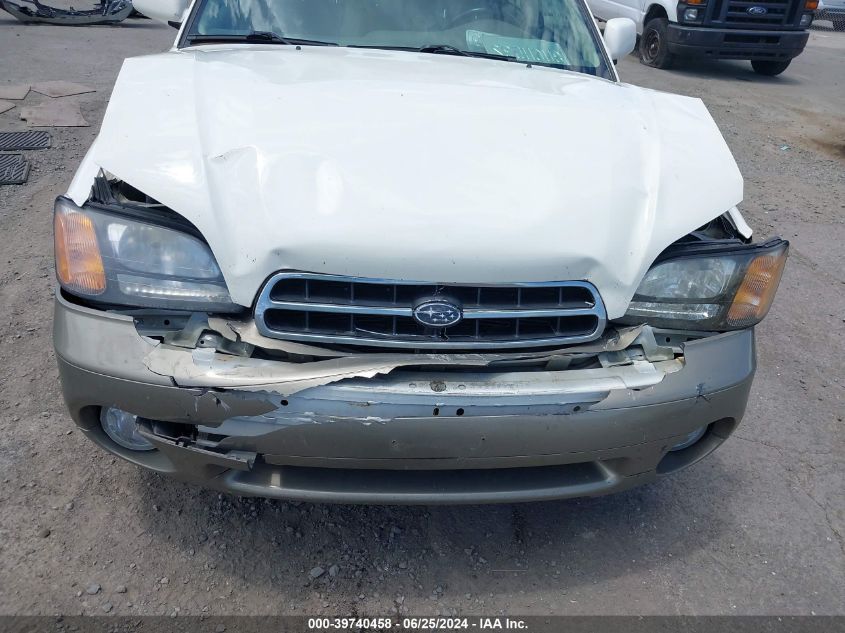 2001 Subaru Outback Limited VIN: 4S3BH686117609099 Lot: 39740458