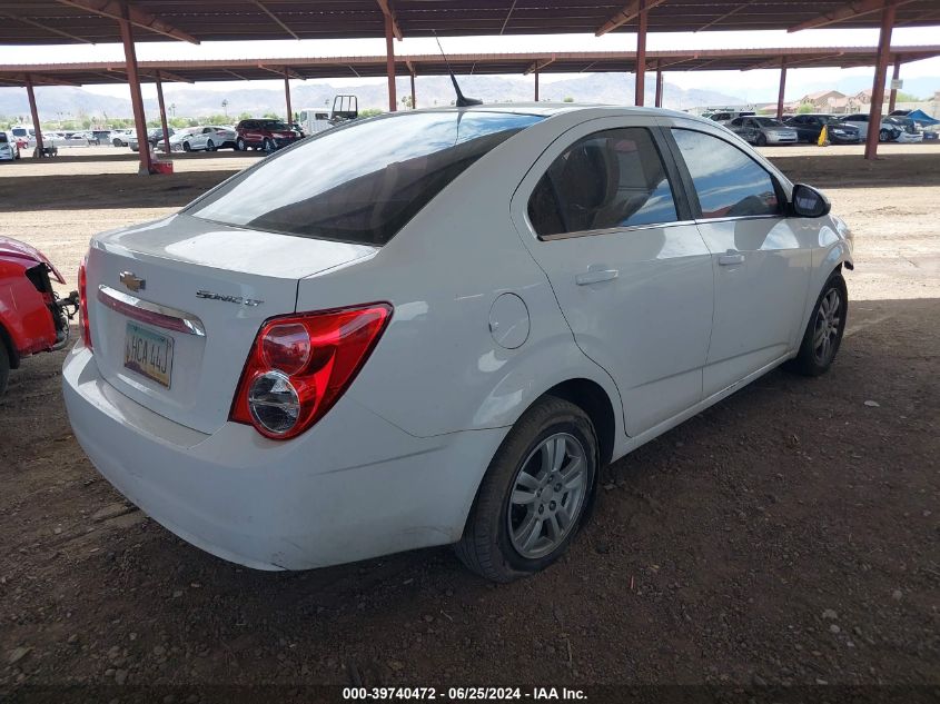 2012 Chevrolet Sonic 2Lt VIN: 1G1JC5SH9C4213241 Lot: 39740472