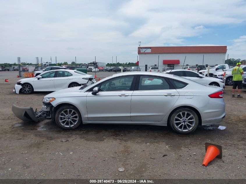 2017 Ford Fusion Se VIN: 3FA6P0HD1HR298864 Lot: 39740473