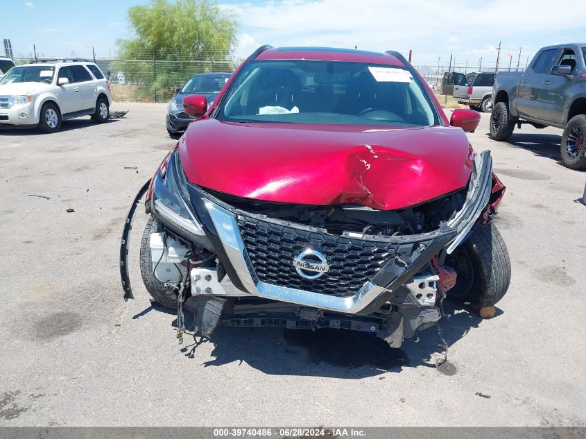 2019 Nissan Murano Sv VIN: 5N1AZ2MJ9KN159190 Lot: 39740486