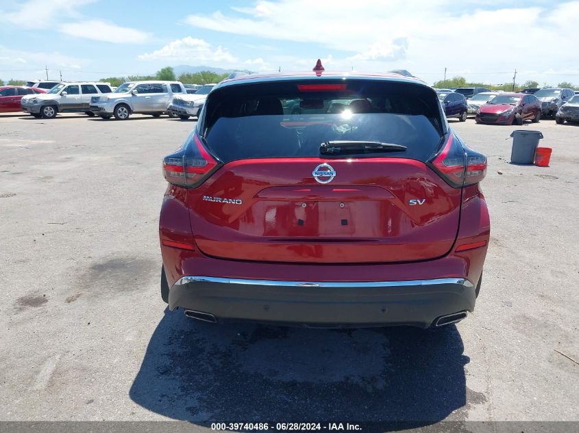 2019 Nissan Murano Sv VIN: 5N1AZ2MJ9KN159190 Lot: 39740486