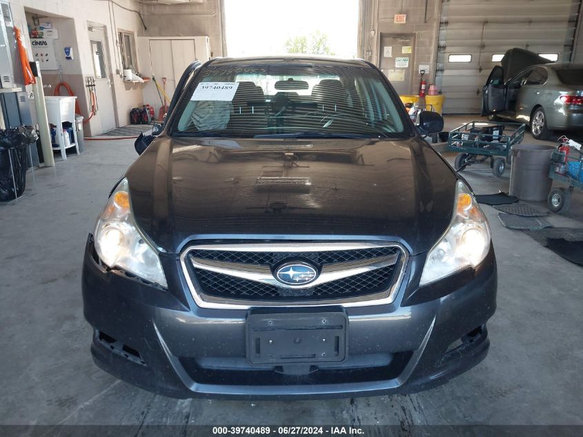 2012 Subaru Legacy 2.5I Premium VIN: 4S3BMBC66C3011564 Lot: 39740489