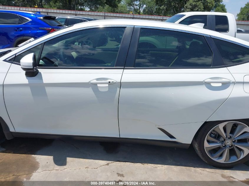 2018 Honda Clarity Plug-In Hybrid Touring VIN: JHMZC5F35JC021387 Lot: 39740497