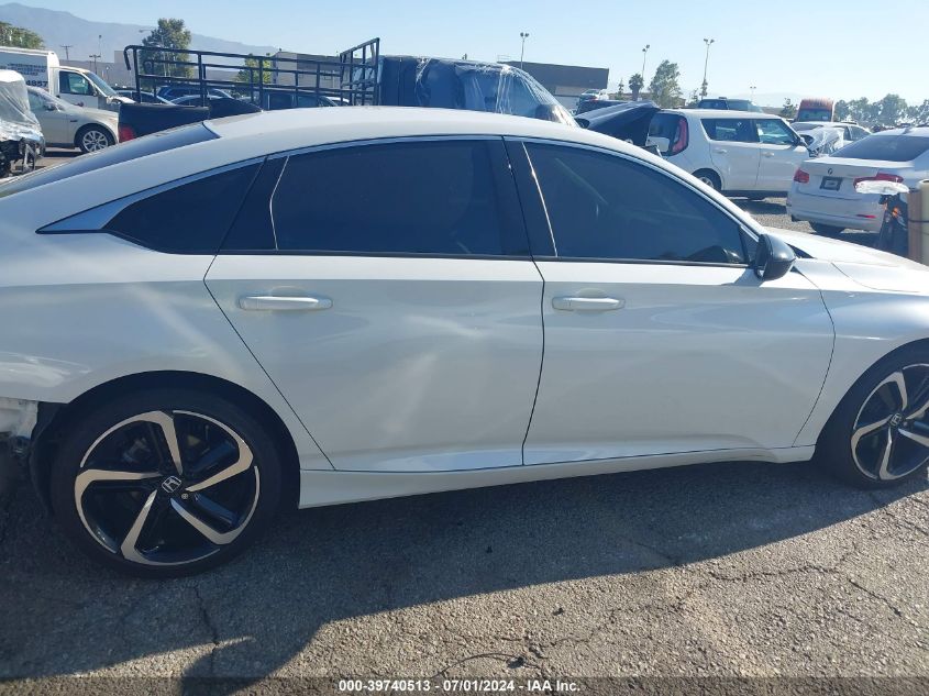 2022 Honda Accord Sport VIN: 1HGCV1F31NA110001 Lot: 39740513