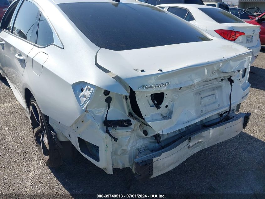 2022 Honda Accord Sport VIN: 1HGCV1F31NA110001 Lot: 39740513