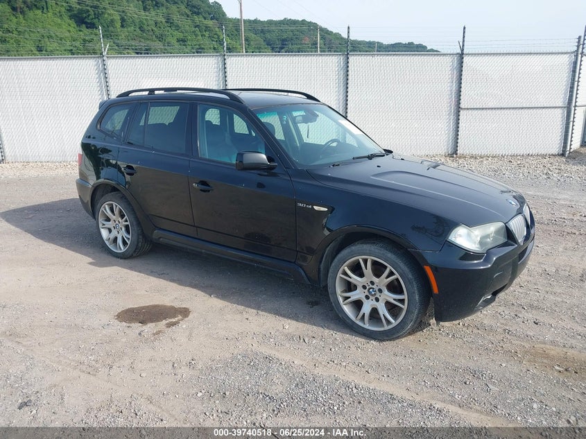 2007 BMW X3 3.0Si VIN: WBXPC93487WF10392 Lot: 39740518