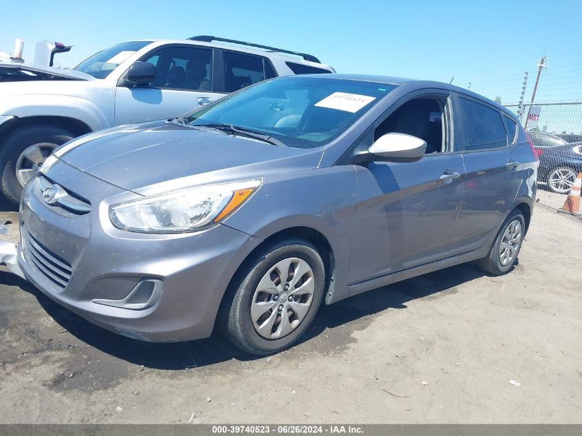 2016 Hyundai Accent Se VIN: KMHCT5AE5GU251638 Lot: 39740523