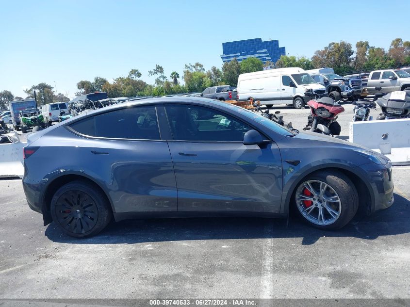 2023 Tesla Model Y Awd/Long Range Dual Motor All-Wheel Drive VIN: 7SAYGDEE9PA188300 Lot: 39740533