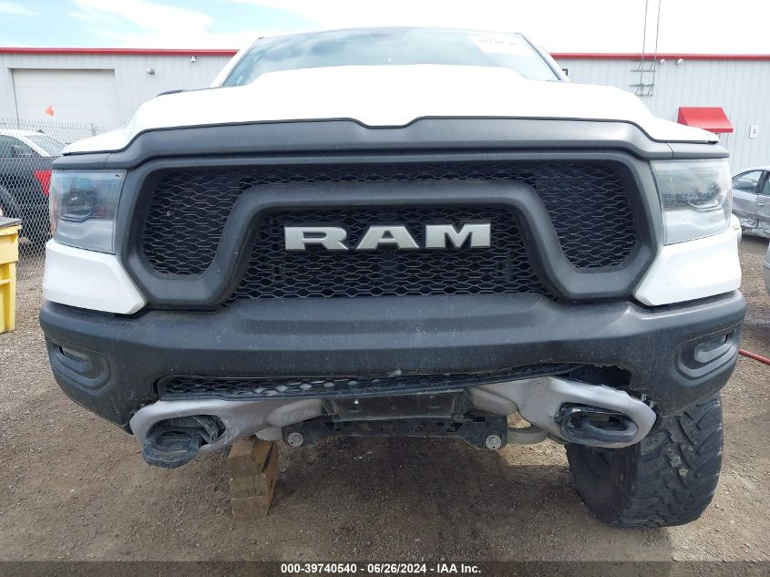 2019 Ram 1500 Rebel Quad Cab 4X4 6'4 Box VIN: 1C6SRFETXKN875829 Lot: 39740540