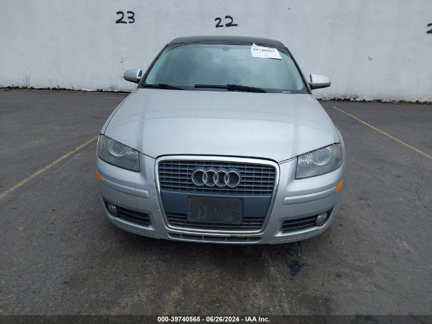 2007 Audi A3 2.0T VIN: WAUNF78P17A068033 Lot: 39740565