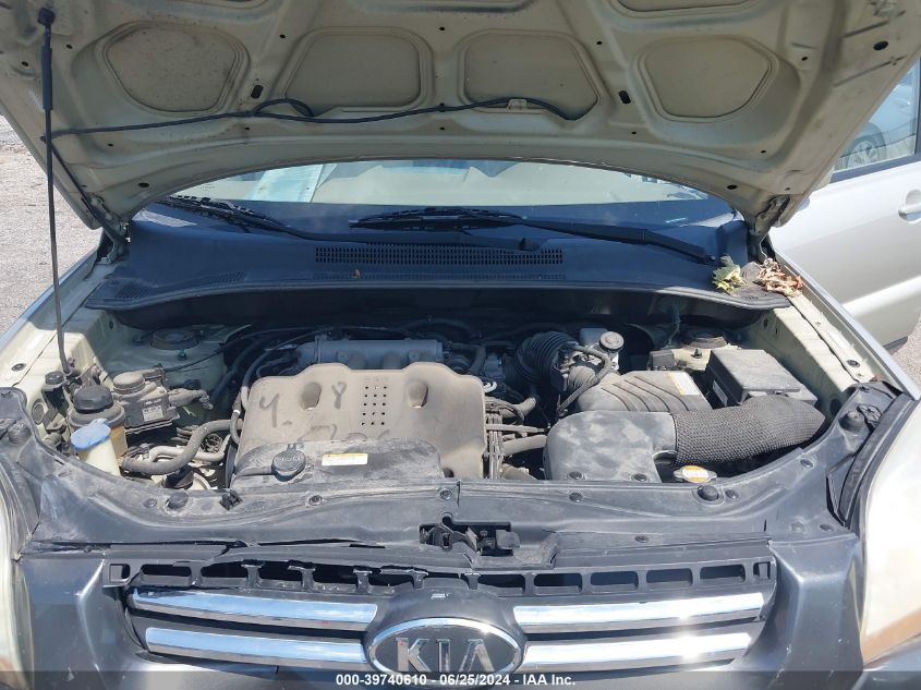 2008 Kia Sportage Ex V6 VIN: KNDJF723487475396 Lot: 39740610