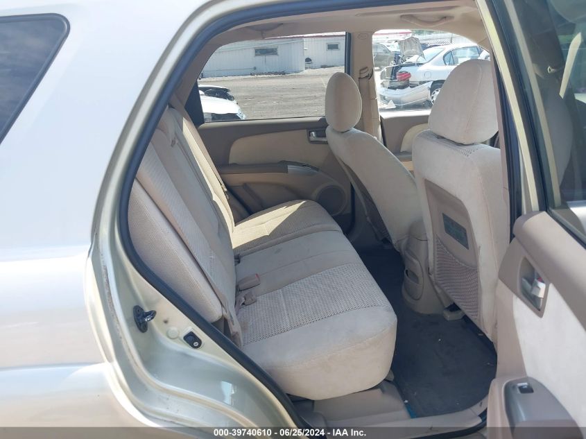 2008 Kia Sportage Ex V6 VIN: KNDJF723487475396 Lot: 39740610