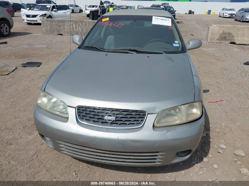 2001 Nissan Sentra Gxe VIN: 3N1CB51D21L482077 Lot: 39740663