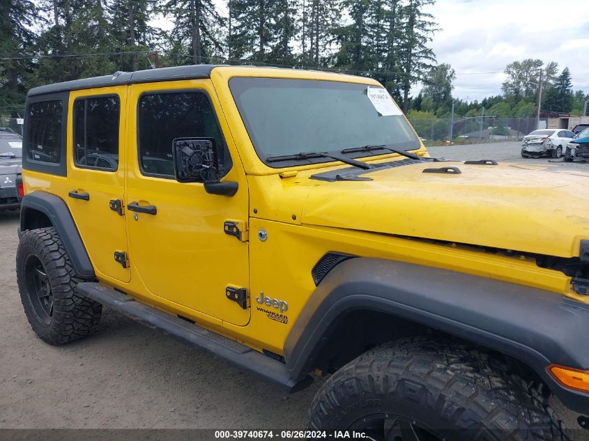 2021 Jeep Wrangler Unlimited Sport S 4X4 VIN: 1C4HJXDG3MW514508 Lot: 39740674