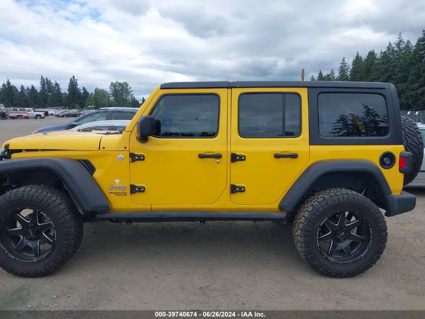 2021 Jeep Wrangler Unlimited Sport S 4X4 VIN: 1C4HJXDG3MW514508 Lot: 39740674