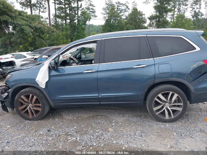 2018 Honda Pilot Touring VIN: 5FNYF6H96JB067955 Lot: 39740685