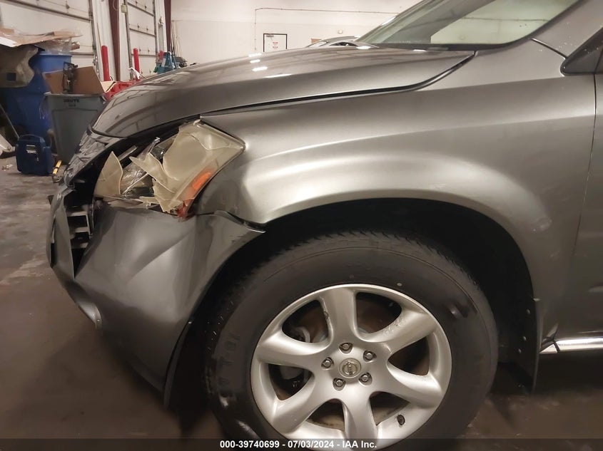 2007 Nissan Murano Se VIN: JN8AZ08W67W653849 Lot: 39740699