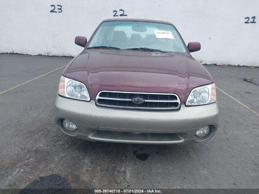 2001 Subaru Outback Limited VIN: 4S3BE686717214031 Lot: 39740715