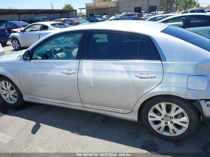 2011 Toyota Avalon VIN: 4T1BK3DB8BU380325 Lot: 39740719