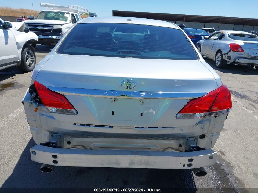 2011 Toyota Avalon VIN: 4T1BK3DB8BU380325 Lot: 39740719