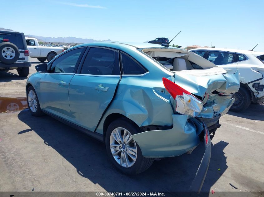 2012 Ford Focus Sel VIN: 1FAHP3H23CL169511 Lot: 39740731