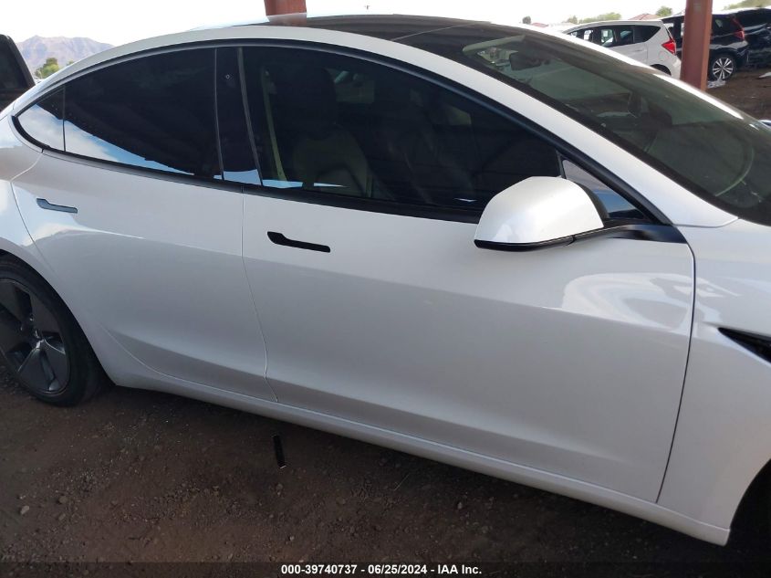 2022 Tesla Model 3 Long Range Dual Motor All-Wheel Drive VIN: 5YJ3E1EB0NF230922 Lot: 39740737